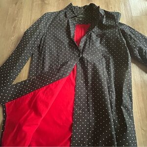 NWOT Ralph Lauren Polka Dot Trench Rain Coat